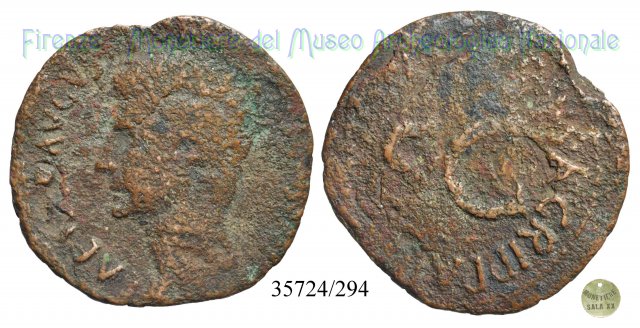 P LVRIVS AGRIPPA IIIVIR AAAFF S C / RIC 428 7 a.C. (Roma)