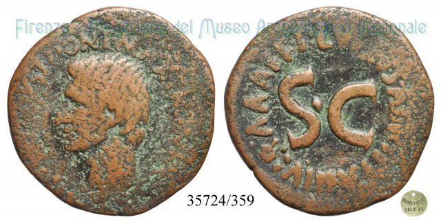 P LVRIVS AGRIPPA IIIVIR AAAFF S C / RIC 428 7 a.C. (Roma)