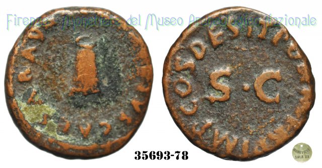 PON M TR P IMP COS DES IT (SC) - Ric 84 41 d.C. (Roma)