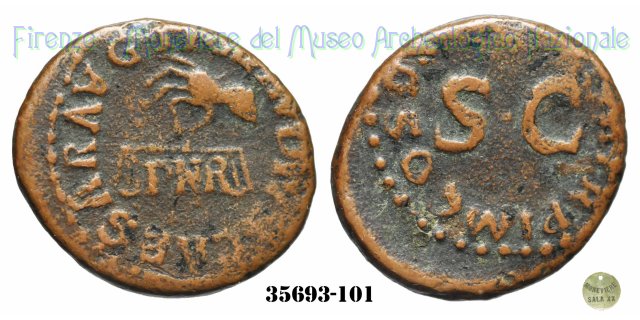 PON M TR P IMP COS DES IT (SC) - Ric 85 41 d.C. (Roma)