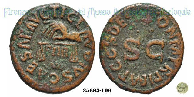 PON M TR P IMP COS DES IT (SC) - Ric 85 41 d.C. (Roma)