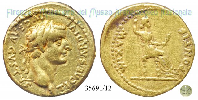 PONTIF MAXIM - RIC 25 14-37 d.C. (Lugdunum)