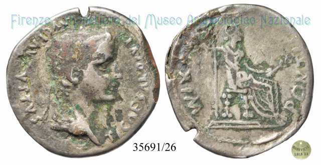 PONTIF. MAXIM. - RIC. 30 14-37 d.C. (Roma)