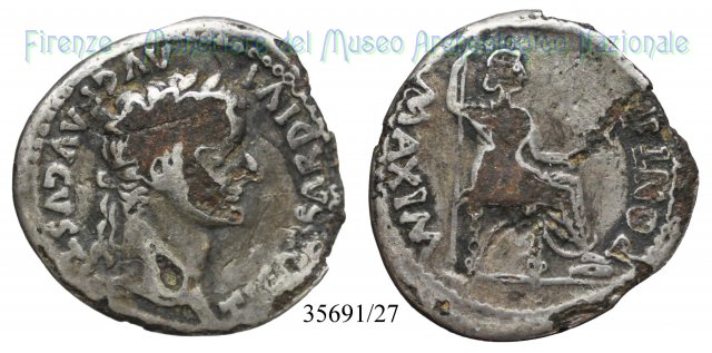 PONTIF. MAXIM. - RIC. 30 14-37 d.C. (Roma)