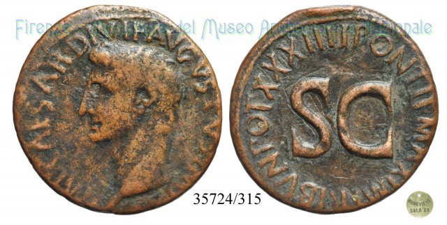 PONTIF MAXIM TRIBVN POT XXXIIII S C / RIC 471 11-12 d.C. (Roma)