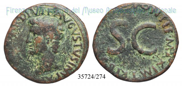 PONTIF MAXIM TRIBVN POT XXXIIII S C / RIC 471 11-12 d.C. (Roma)