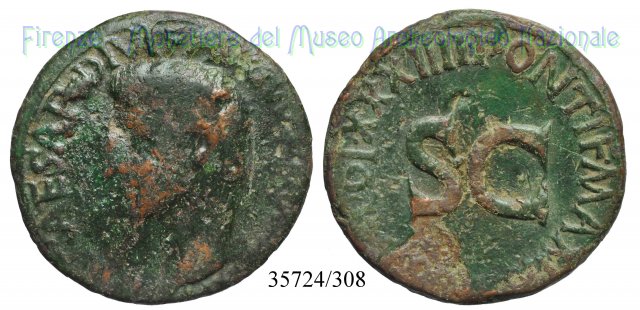 PONTIF MAXIM TRIBVN POT XXXIIII S C / RIC 471 11-12 d.C. (Roma)