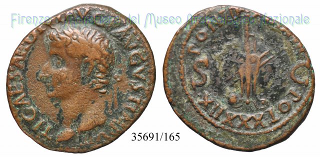 PONTIF MAX TR POT XXXIIX S C - RIC 64 36-37 d.C. (Roma)