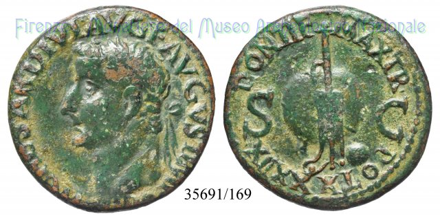 PONTIF MAX TR POT XXXIIX S C - RIC 64 36-37 d.C. (Roma)