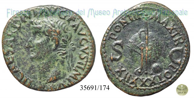 PONTIF MAX TR POT XXXIIX S C - RIC 64 36-37 d.C. (Roma)