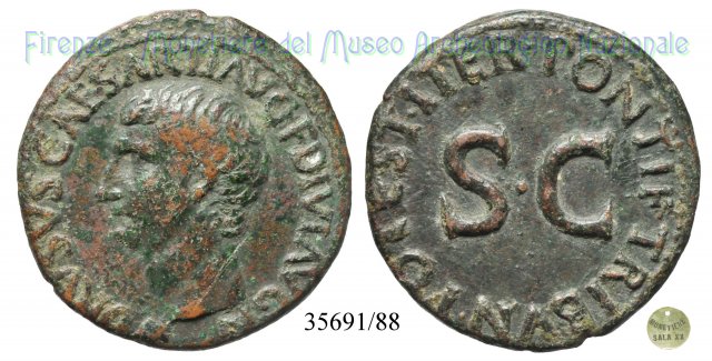 PONTIF TRIBVN POTEST ITER S C - RIC 45 22-23 d.C. (Roma)