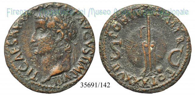 PONTI MAX TR POT XXXVII S C - RIC 58 35-36 d.C. (Roma)