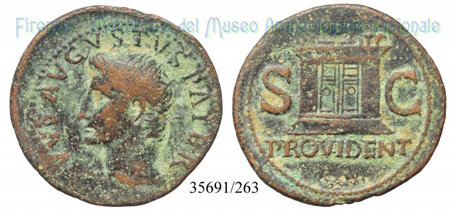 PROVIDENT - RIC 81 22-23 d.C. (Roma)