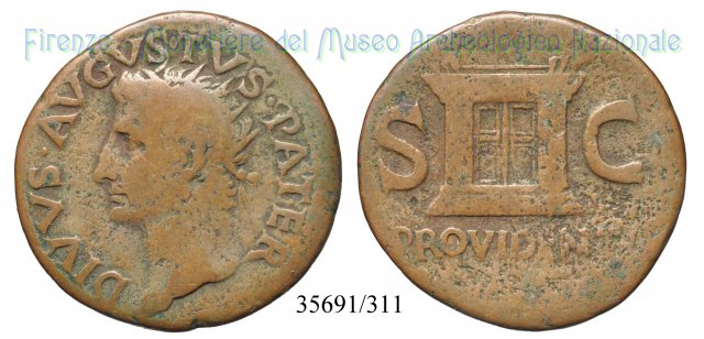 PROVIDENT - RIC 81 22-23 d.C. (Roma)