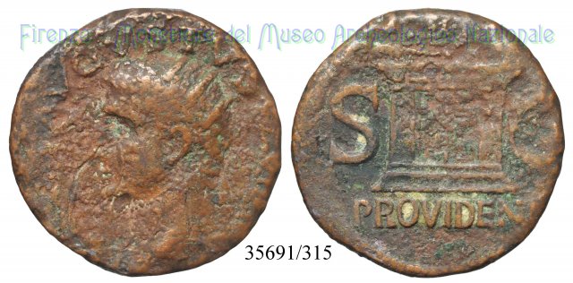 PROVIDENT - RIC 81 22-23 d.C. (Roma)