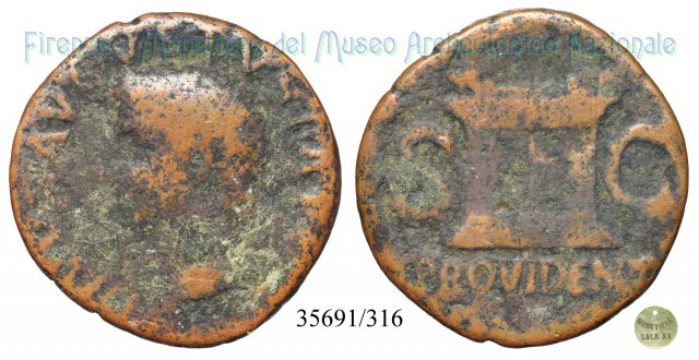 PROVIDENT - RIC 81 22-23 d.C. (Roma)