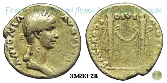 SACERDOS / DIVI/ AVGVSTI - Ric 67 41-45 d.C. (Roma)