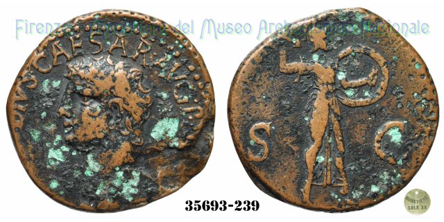 S - C (MInerva a destra) | Ric. 100 41-50 d.C. (Roma)