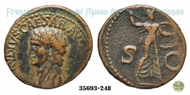 S - C (MInerva a destra) | Ric. 100 41-50 d.C. (Roma)