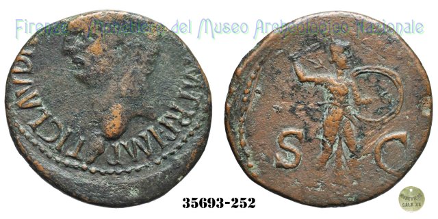 S - C (MInerva a destra) | Ric. 100 41-50 d.C. (Roma)