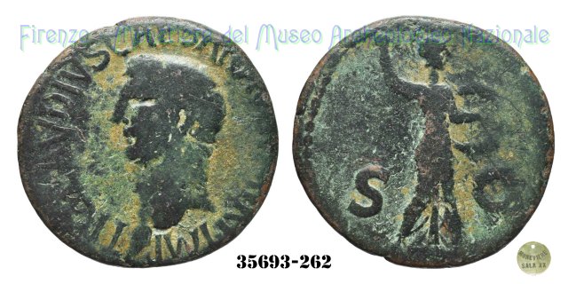 S - C (MInerva a destra) | Ric. 100 41-50 d.C. (Roma)