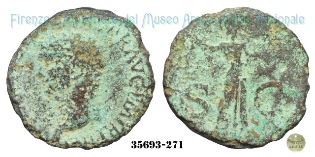 S - C (MInerva a destra) | Ric. 100 41-50 d.C. (Roma)