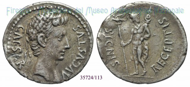 SIGNIS – RECEPTIS / RIC 58 20-19 a.C. (Colonia Patricia)