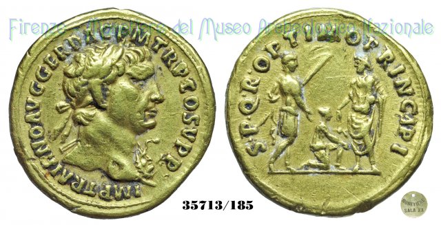 SPQR OPTIMO PRINCIPI - Ric II 215 103 d.C. (Roma)