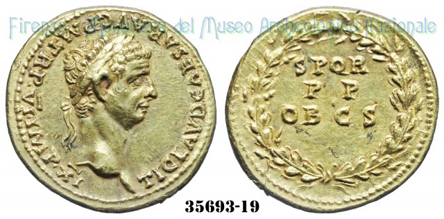 SPQR / P P / OB C S - Ric. 40 46-47 d.C. (Roma)