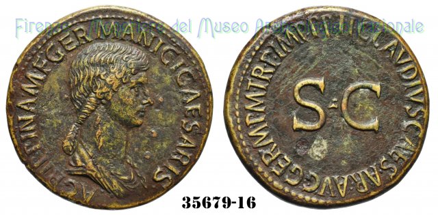 TI CLAVDIVS CAESAR AVG GERM P M TR P IMP PP S C - Ric 102 50 d.C. (Roma)