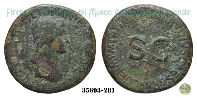 TI CLAVDIVS CAESAR AVG GERM P M TR P IMP PP S C - Ric 102 50 d.C. (Roma)