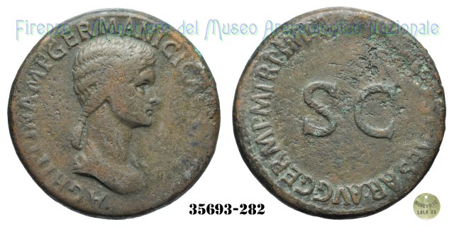 TI CLAVDIVS CAESAR AVG GERM P M TR P IMP PP S C - Ric 102 50 d.C. (Roma)