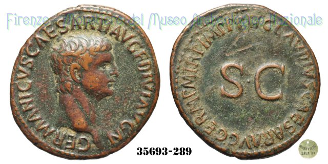 TI CLAVDIVS CAESAR AVG GERM PM TR P IMP PP SC - Ric 106  (Roma)