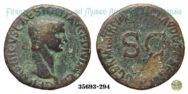 TI CLAVDIVS CAESAR AVG GERM PM TR P IMP PP SC - Ric 106  (Roma)