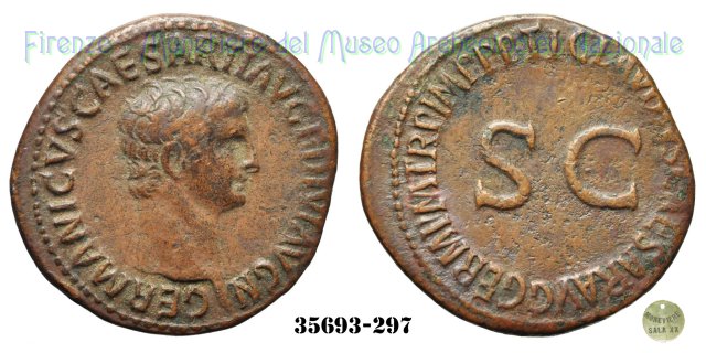 TI CLAVDIVS CAESAR AVG GERM PM TR P IMP PP SC - Ric 106  (Roma)