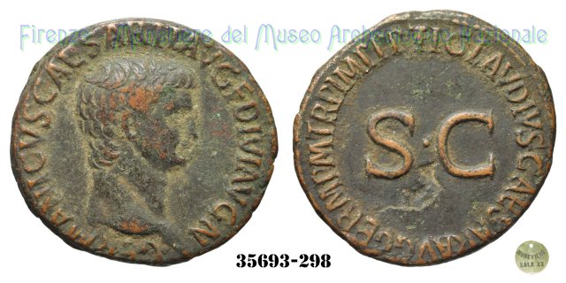 TI CLAVDIVS CAESAR AVG GERM PM TR P IMP PP SC - Ric 106  (Roma)