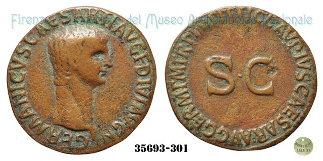 TI CLAVDIVS CAESAR AVG GERM PM TR P IMP PP SC - Ric 106  (Roma)