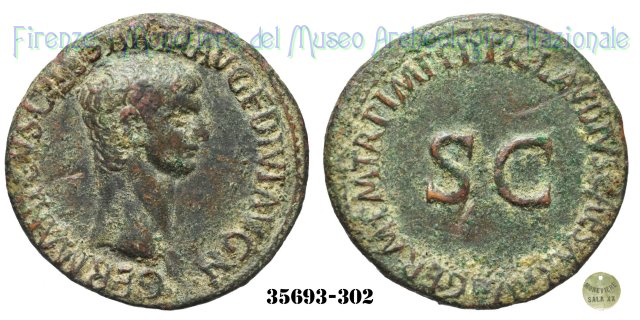 TI CLAVDIVS CAESAR AVG GERM PM TR P IMP PP SC - Ric 106  (Roma)