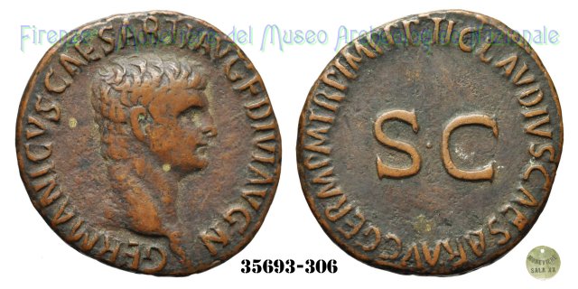 TI CLAVDIVS CAESAR AVG GERM PM TR P IMP PP SC - Ric 106  (Roma)