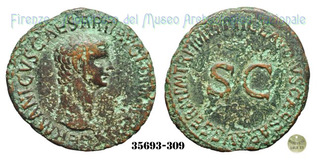 TI CLAVDIVS CAESAR AVG GERM PM TR P IMP PP SC - Ric 106  (Roma)