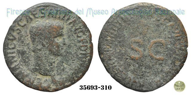 TI CLAVDIVS CAESAR AVG GERM PM TR P IMP PP SC - Ric 106  (Roma)