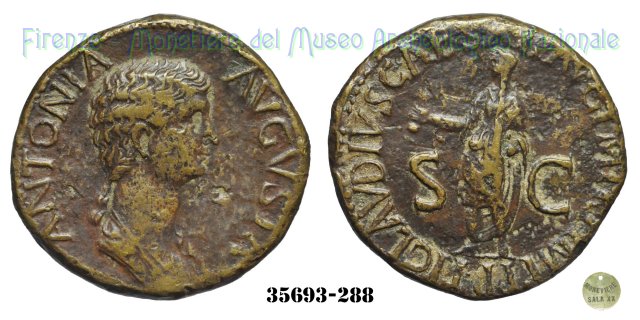 TI CLAVDIVS CAESAR AVG PM TR P IMP PP - Ric 104  (Roma)