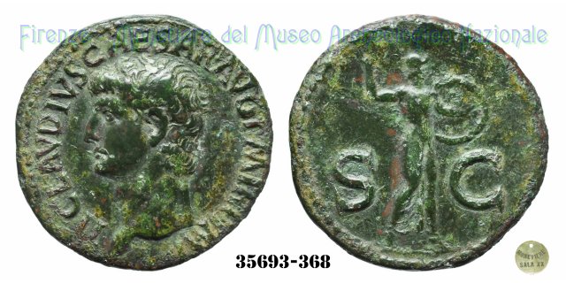 TI CLAVDIVS CAESAR AVG PM TR P IMP PP - Ric 116  (Roma)