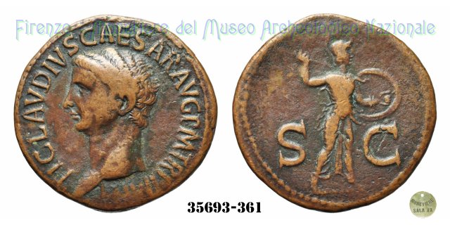 TI CLAVDIVS CAESAR AVG PM TR P IMP PP - Ric 116  (Roma)