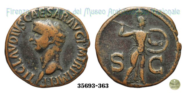 TI CLAVDIVS CAESAR AVG PM TR P IMP PP - Ric 116  (Roma)