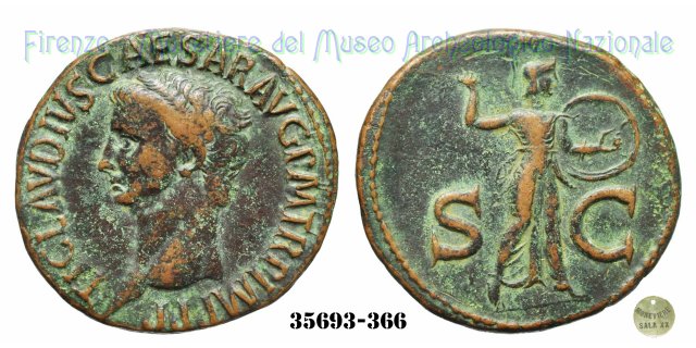TI CLAVDIVS CAESAR AVG PM TR P IMP PP - Ric 116  (Roma)