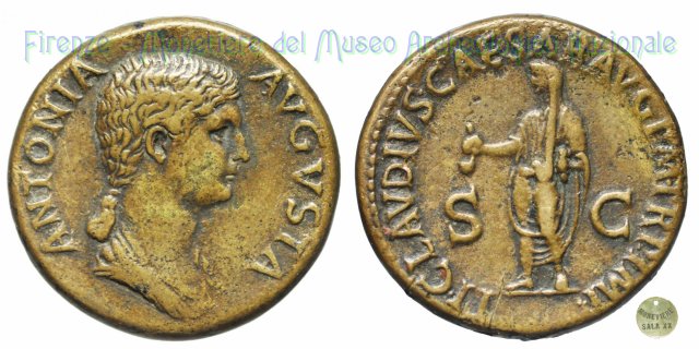 TI CLAVDIVS CAESAR AVG PM TR P IMP - Ric 92 41-50 d.C. (Roma)