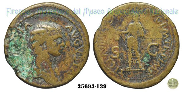 TI CLAVDIVS CAESAR AVG PM TR P IMP - Ric 92 41-50 d.C. (Roma)