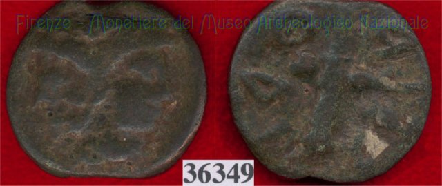 Testa di Culsans / Clava (HN Italy 109f) 299-200 a.C. (Velathri)