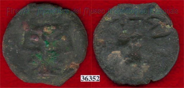 Testa di Culsans / Clava (HN Italy 109g) 299-200 a.C. (Velathri)